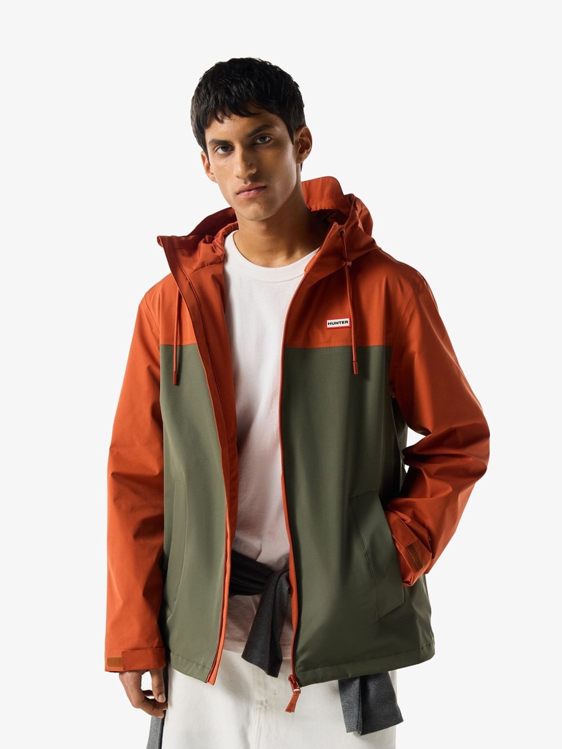 Hunter Men's Red Original Block Waterproof Jacket