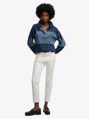 Superdry סוודר רוגבי במרקם פיקה, קולקציית Heritage - תמונה 4 מתוך 5