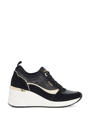 Dune London Black Elarah Trainers - Image 2 of 6