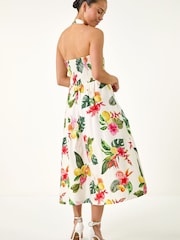 Roman White Petite Sleeveless Dress - Image 3 of 5