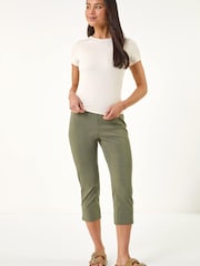 Roman Green Petite Beng Crop Trousers - Image 2 of 5