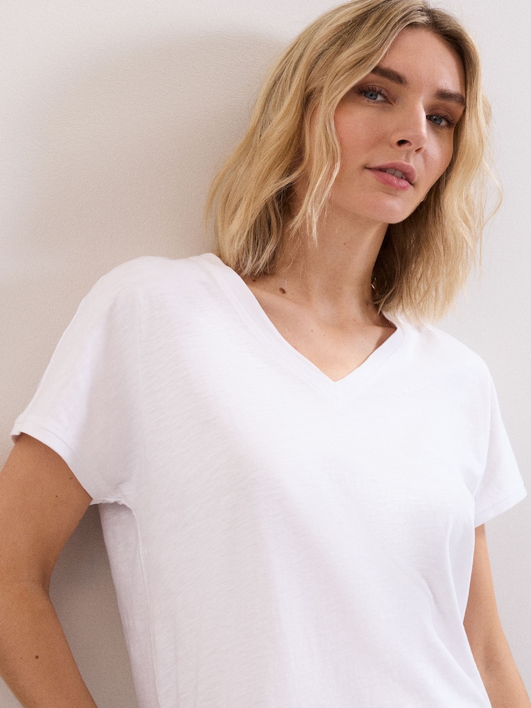 Phase Eight White Saphiya T-Shirt - Image 1 of 7 Phase Eight White Saphiya T-Shirt - Image 1 of 7