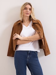 Phase Eight White Saphiya T-Shirt - Image 3 of 7