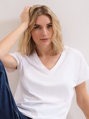 Phase Eight White Saphiya T-Shirt - Image 5 of 7