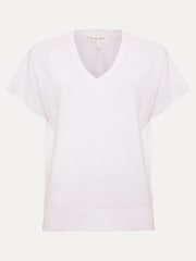 Phase Eight White Saphiya T-Shirt - Image 7 of 7