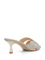 Dune London Metallic Monette Mules - Image 4 of 6