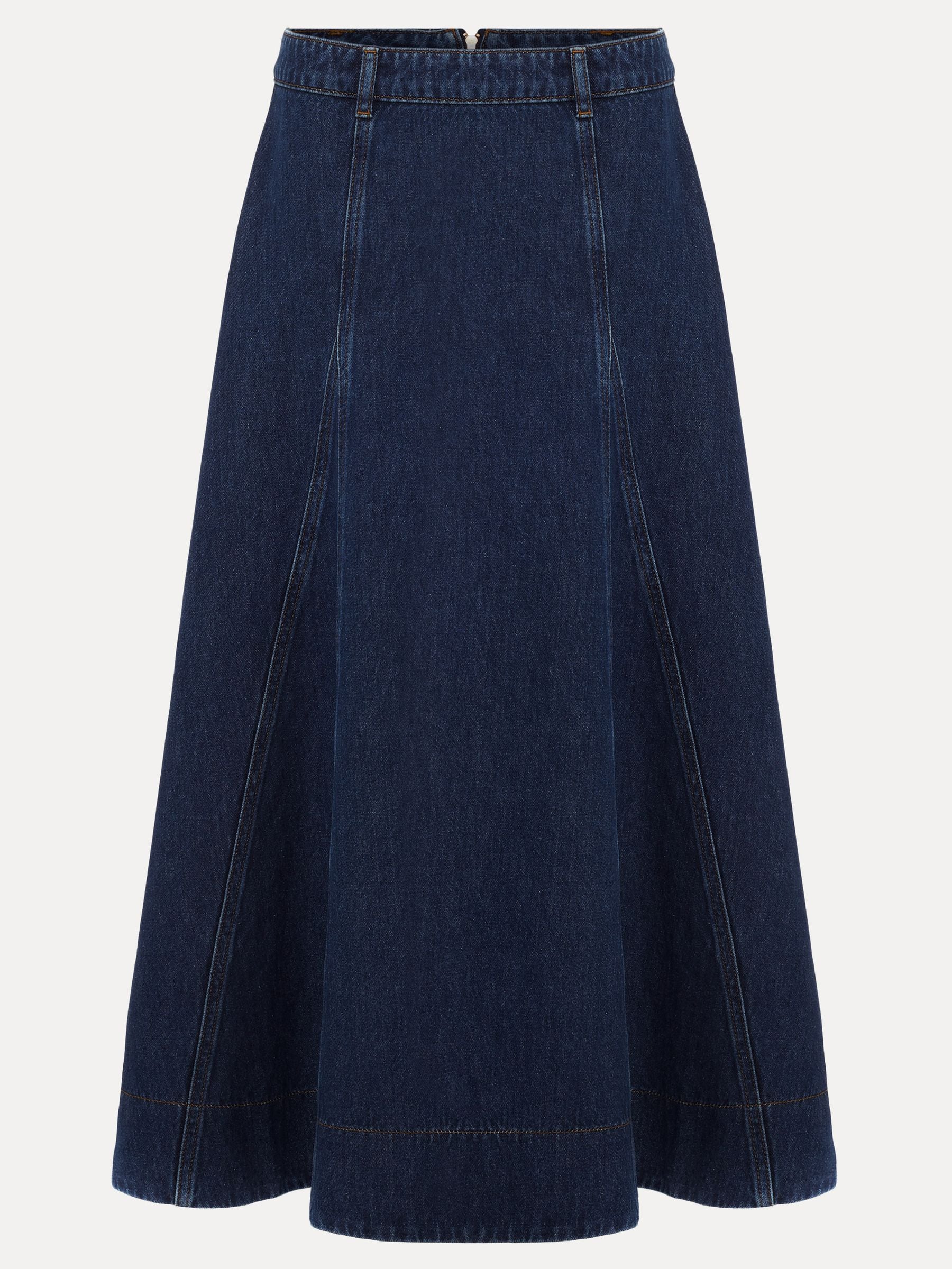 Buy Phase Eight Blue Thea Denim Skirt from the Next UK online shop