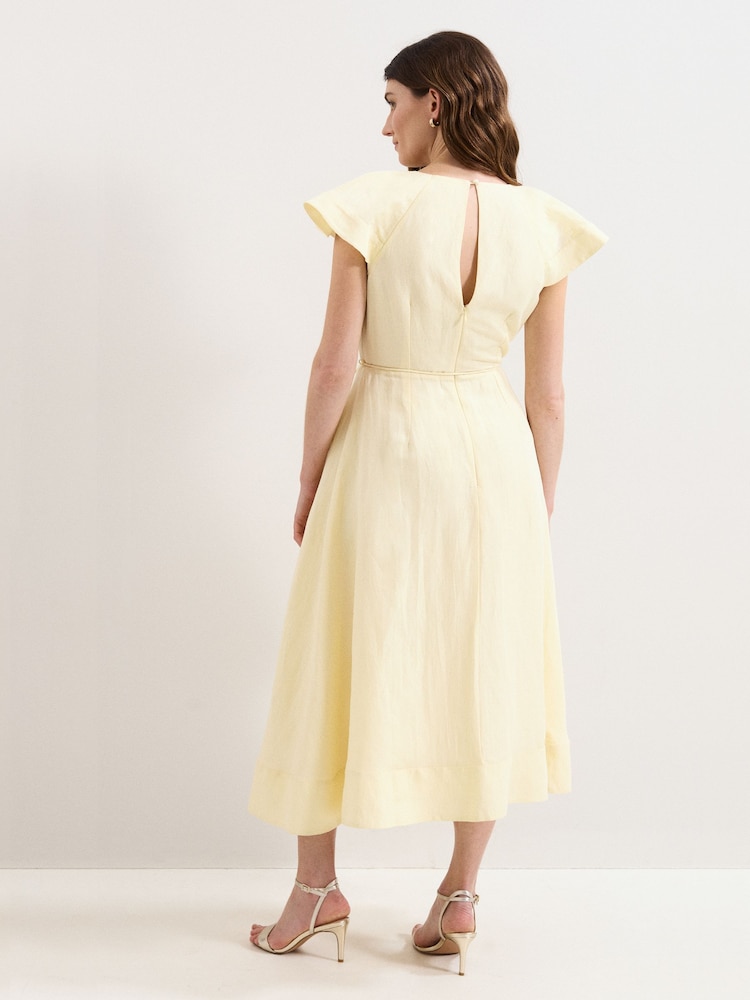 Phase Eight Yellow Petite Matilda Dress - Image 2 of 7