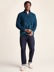 Tog 24 Blue Ryle Zip Neck Deep Micro Fleece - Image 5 of 6
