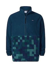 Tog 24 Blue Ryle Zip Neck Deep Micro Fleece - Image 6 of 6