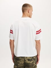 Cotton On White Football Jersey - Image 2 of 6