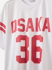 Cotton On White Football Jersey - Image 6 of 6