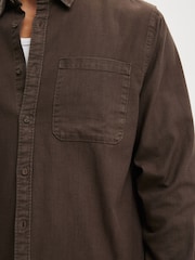 Cotton On Brown Lewis Long Sleeve Shirt - Image 4 of 5