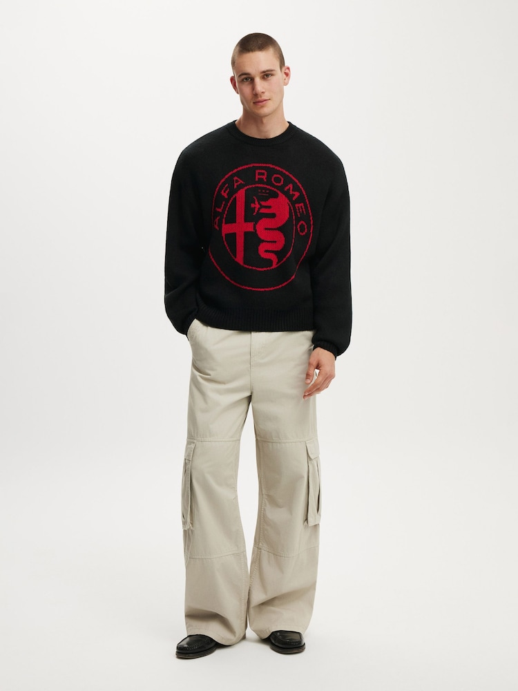Alpha Romeo Box Buy Cotton On Alfa Romeo Box Fit Crew Knit Jumper from Next Latvia