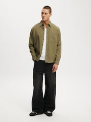 Cotton On Green Lewis Long Sleeve Shirt - Image 3 of 5