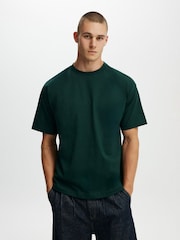 Cotton On Green Box Fit T-Shirt - Image 1 of 4