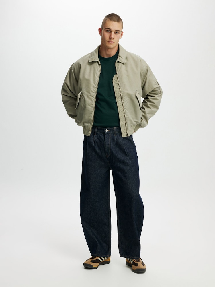 Cotton On Green Box Fit T-Shirt - Image 4 of 4