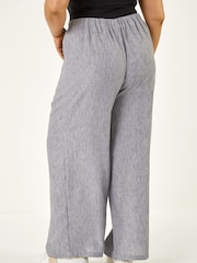 Roman Grey Curve Wide Leg Trousers - Image 3 of 5