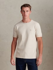 U.S. Polo Assn Natural Taped T-Shirt - Image 1 of 7