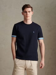 U.S. Polo Assn Blue Taped T-Shirt - Image 1 of 6