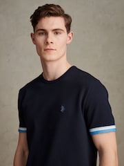 U.S. Polo Assn Blue Taped T-Shirt - Image 2 of 6
