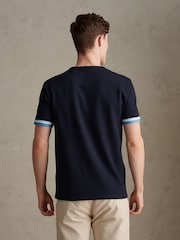 U.S. Polo Assn Blue Taped T-Shirt - Image 4 of 6