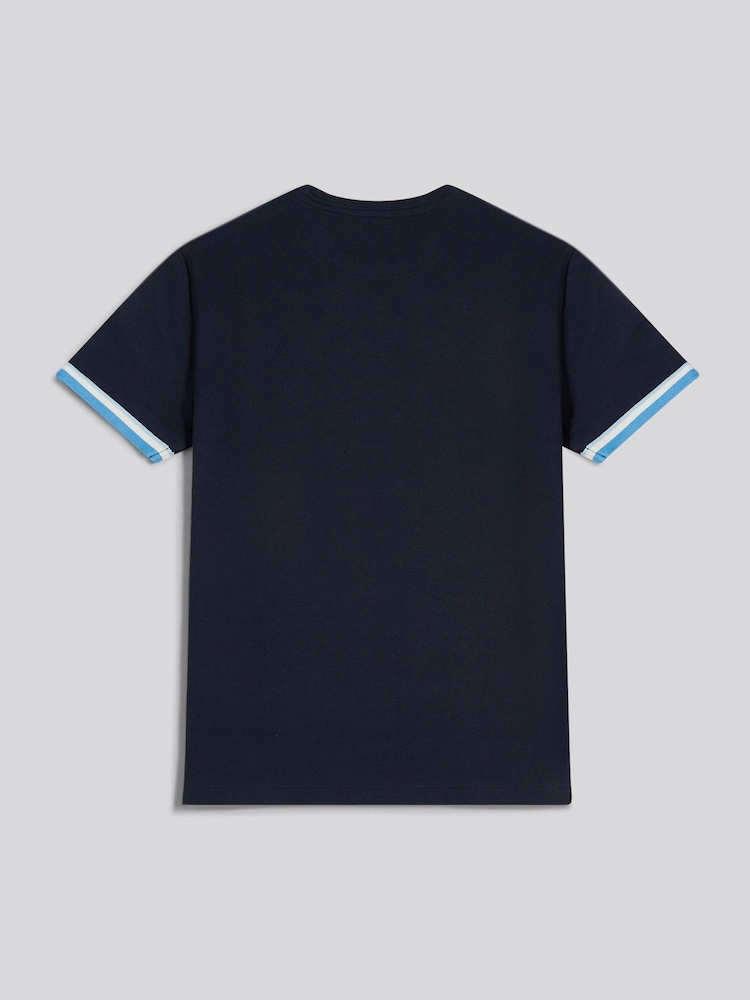U.S. Polo Assn Blue Taped T-Shirt - Image 6 of 6