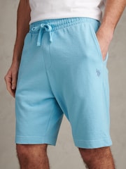 U.S. Polo Assn Blue Terry Sweat Shorts - Image 4 of 7