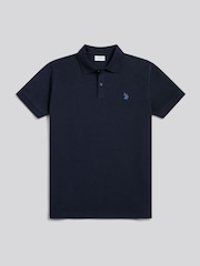 U.S. Polo Assn. Navy Twill Texture Polo Shirt - Image 5 of 7