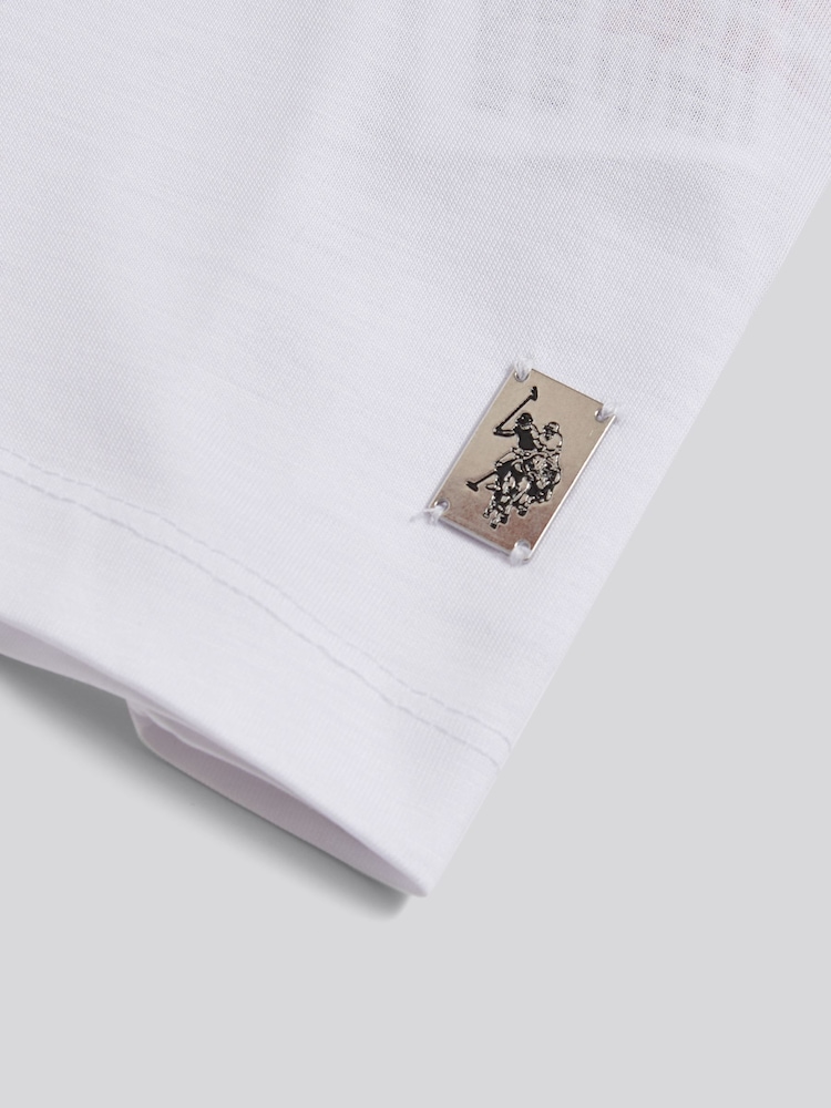 Branco - U.S. Polo Assn Smart Mercerised T-Shirt - Imagem 7 de 7