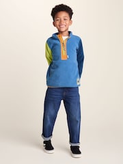 Tog 24 Blue Texel Kids Shaun The Sheep Zip Neck Fleece - Image 2 of 7