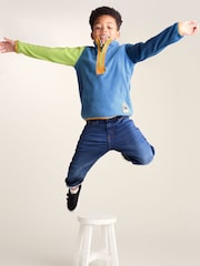 Tog 24 Blue Texel Kids Shaun The Sheep Zip Neck Fleece - Image 5 of 7