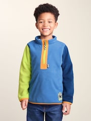 Tog 24 Blue Texel Kids Shaun The Sheep Zip Neck Fleece - Image 6 of 7