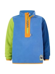 Tog 24 Blue Texel Kids Shaun The Sheep Zip Neck Fleece - Image 7 of 7