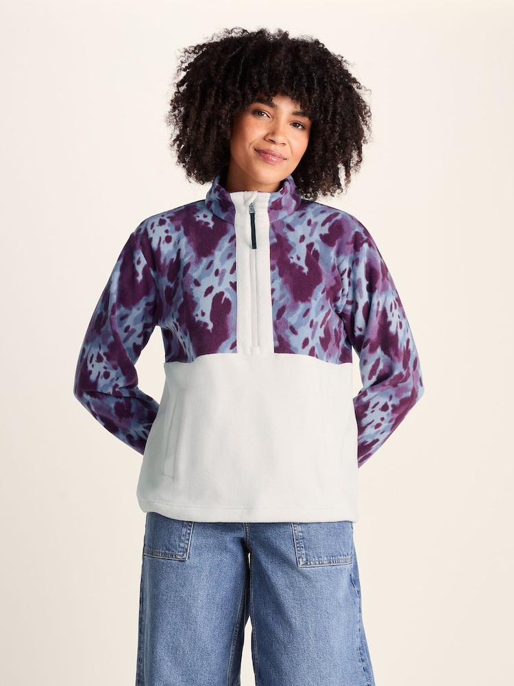 Tog 24 Blue Eden Zip Neck Fleece - Image 1 of 7