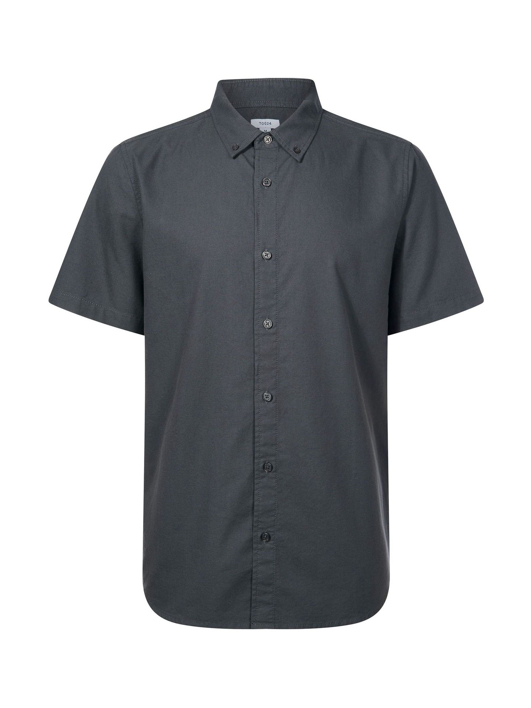 トップス Design Code Short Sleeve Shirt DARK GRAY Buy Tog 24 Grey Jayden Short Sleeve Shirt from Next Canada