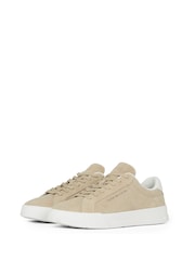 Tommy Hilfiger Natural Logo Suede Court Shoes - Image 3 of 5
