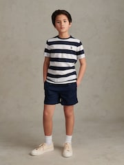 U.S. Polo Assn Blue Classic Stripe T-Shirt - Image 3 of 7