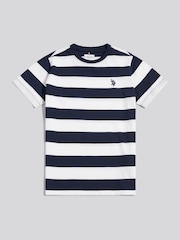 U.S. Polo Assn Blue Classic Stripe T-Shirt - Image 5 of 7