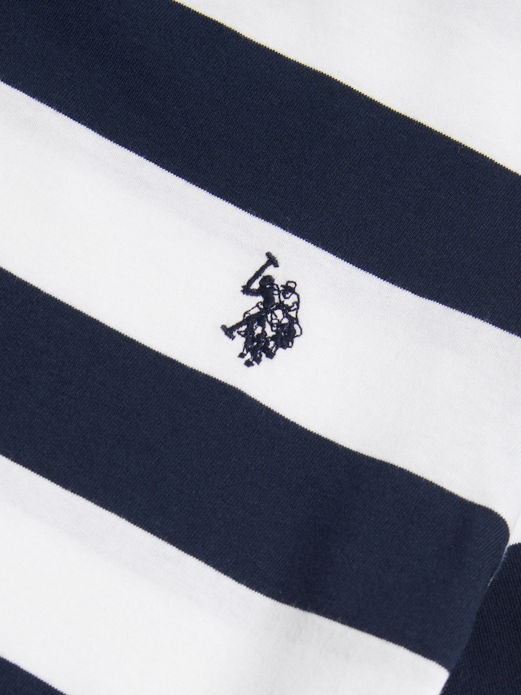 U.S. Polo Assn Blue Classic Stripe T-Shirt - Image 7 of 7