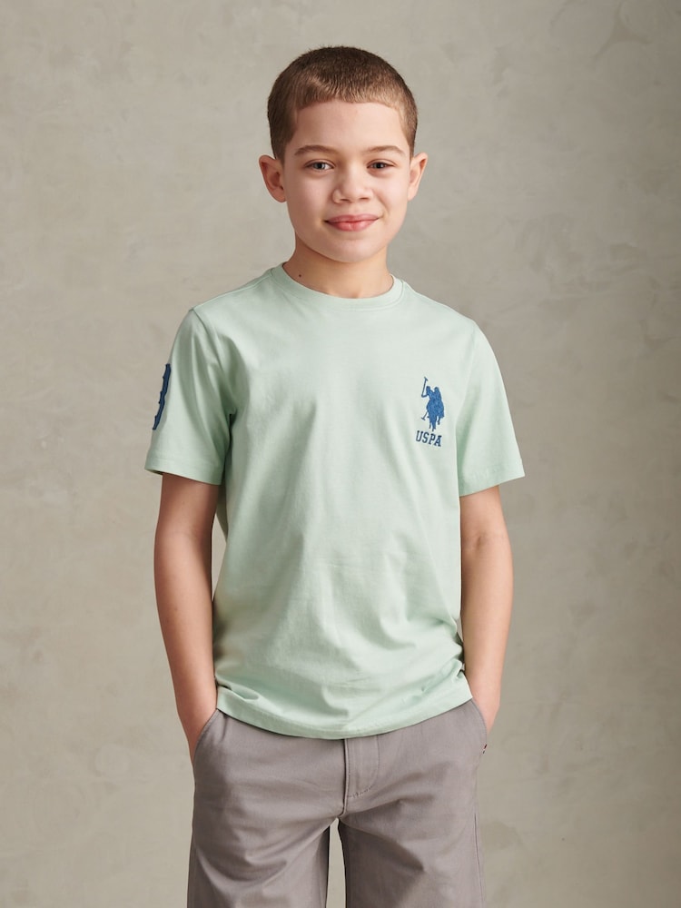 U.S. Polo Assn. Mint Green Player 3 T-Shirt - Image 1 of 9