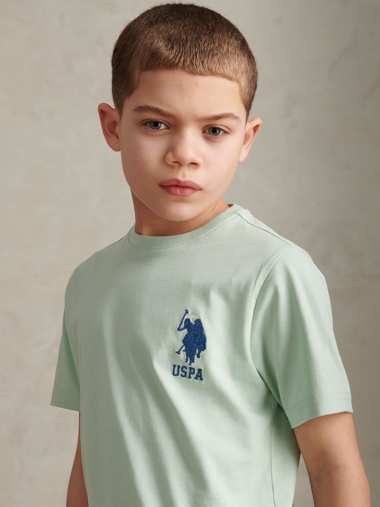 U.S. Polo Assn. Mint Green Player 3 T-Shirt - Image 2 of 9