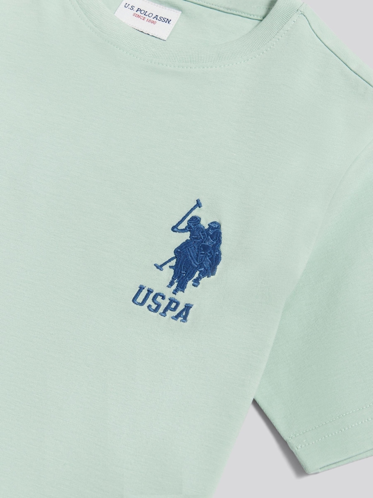 U.S. Polo Assn. Mint Green Player 3 T-Shirt - Image 9 of 9