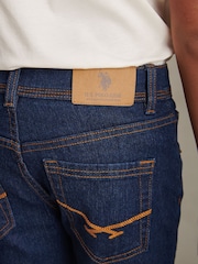 U.S. Polo Assn Blue Straight Fit Stretch Jeans - Image 2 of 9