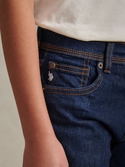 U.S. Polo Assn Blue Straight Fit Stretch Jeans - Image 5 of 9