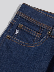 U.S. Polo Assn Blue Straight Fit Stretch Jeans - Image 8 of 9
