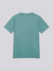 U.S. Polo Assn. Teal Double Horsemen Graphic T-Shirt - Image 6 of 7