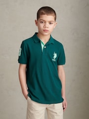 U.S. Polo Assn Green Player Polo Shirt - Image 1 of 9