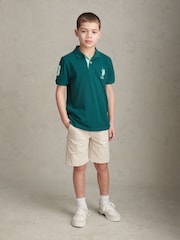 U.S. Polo Assn Green Player Polo Shirt - Image 3 of 9