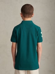 U.S. Polo Assn Green Player Polo Shirt - Image 4 of 9